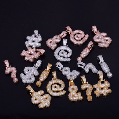 Punctuation hip hop pendants