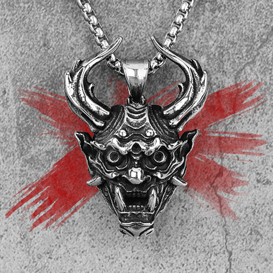 Devil Horns 316L Solid No Fade Stainless Steel Street Wear Pendant Necklace