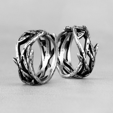 Victory Olive Branch | 316L No Fade Stainless Steel Mens Retro Street Wear Rings
