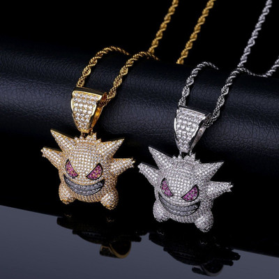 Add To The Bling By Showing Off The Pugnacious Pokemon Pendant!