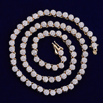  Discover the Allure of Sprinkled Ice: The Prong Set VVS Diamond CZ Hip Hop Chain