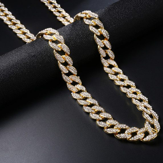 Micro Pave Hip Hop Miami Curb Cuban Link Chain