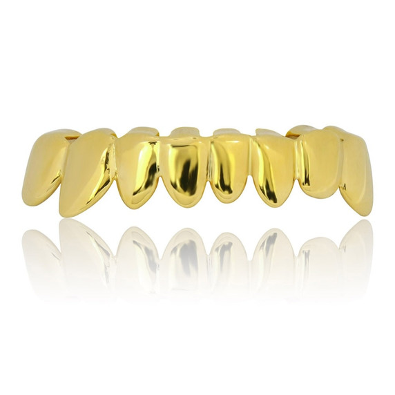 Drip Style Hip Hop 14k Gold Teeth Tooth Mouth Grills Grillz Bottom