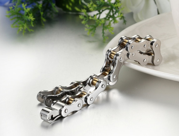 10mm Stainless Steel Wide Heavy Biker Bicycle Motorcycle Bling Chain Bracelets