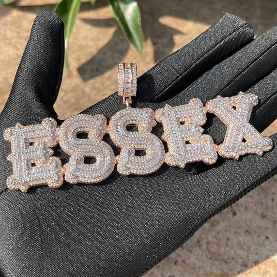 Graffiti Ice | Custom Made Name Plate Hip Hop Chain Necklace