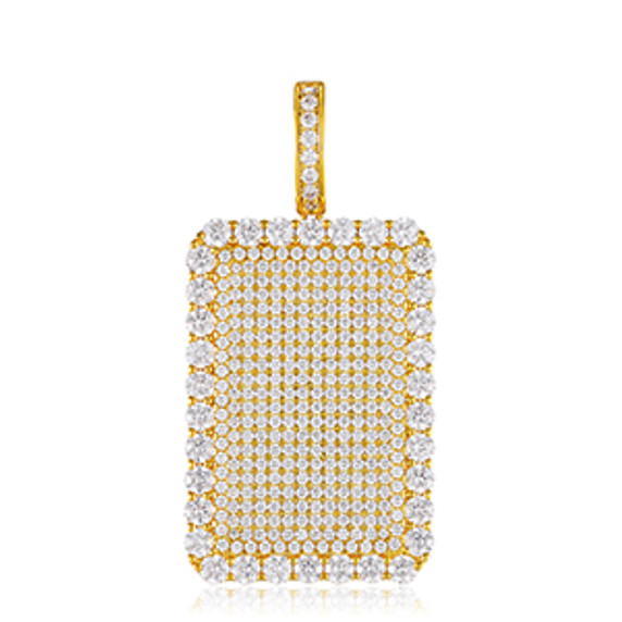 Baguette Luxury | Moissanite Diamond Solid Silver Hip Hop Cross Pendant 