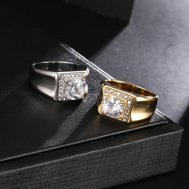 AAA Lab Diamond Center Stone Ring