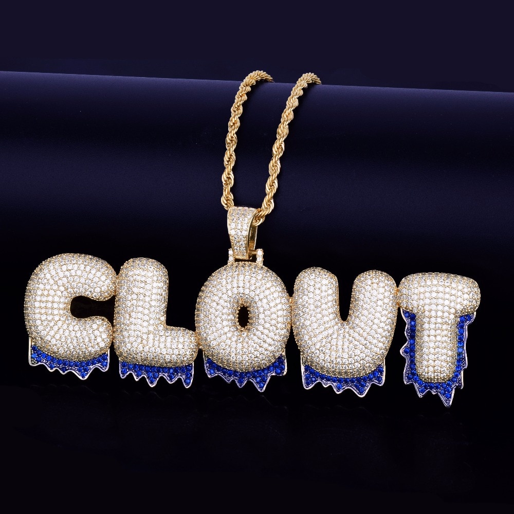 cheap custom bubble letter chain