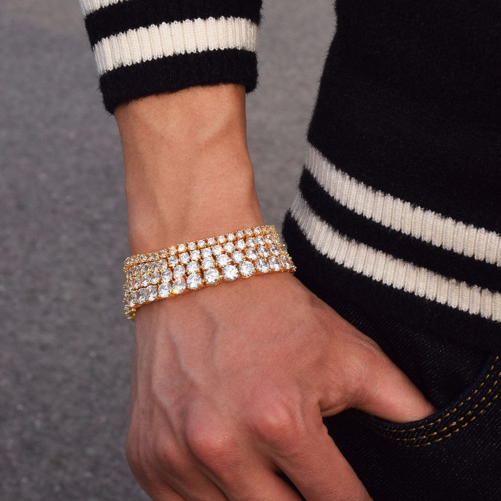 iced tennis bracelet