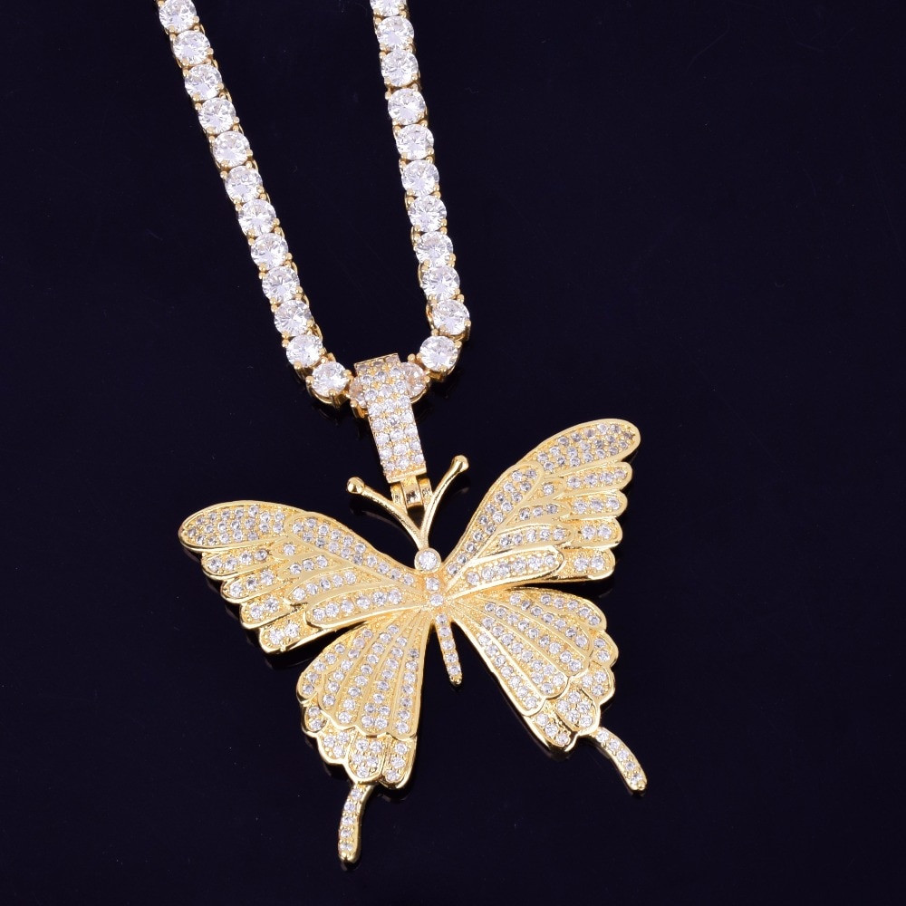 beautiful butterfly necklace