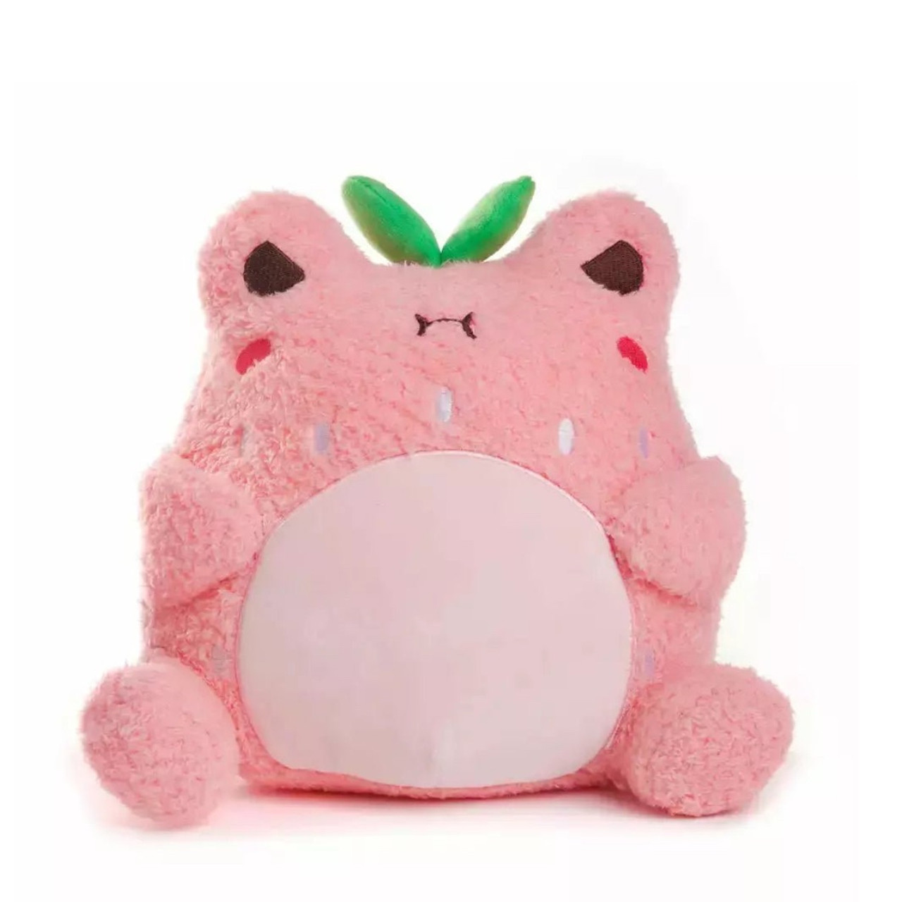 Strawberry Wawa (Soft Cute Kawaii Pink Frog Plushie)