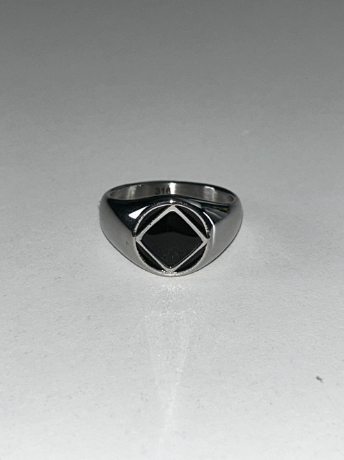 NA Black Stone Mens Ring