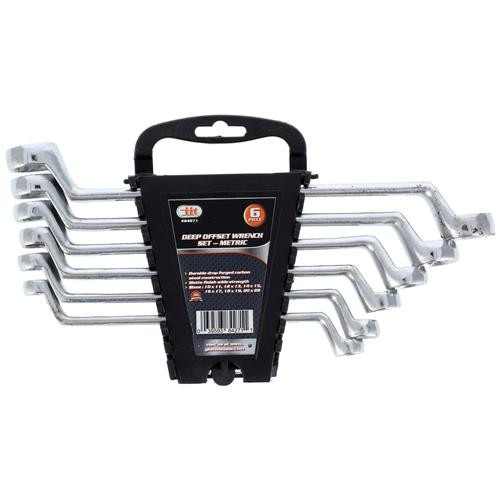 6pc DEEP OFFSET BOX WRENCH METRIC