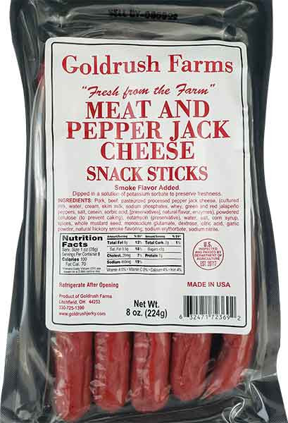 MEAT STICK- PEPPER JACK CHEES   (8 OZ)