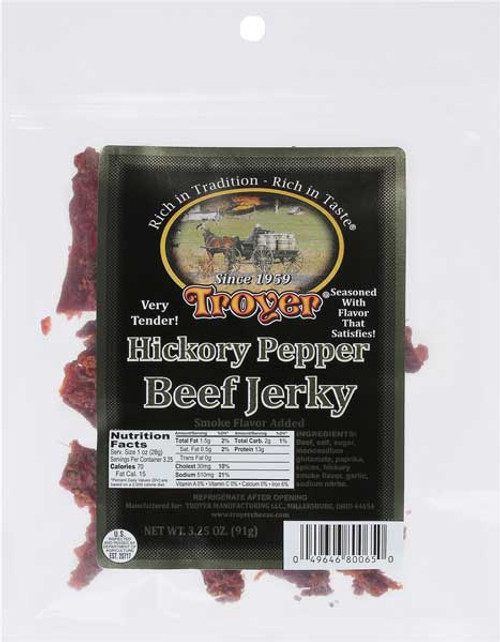 BEEF JERKY HICKORY PEPPER   (3.25 OZ)