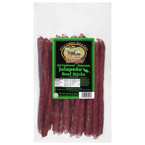 BEEF STICKS JALAPENO BULK   (2.5 LB)