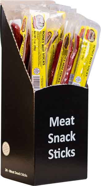 BEEF STICK HONEY INDV WRAPPED   (24/1 OZ)