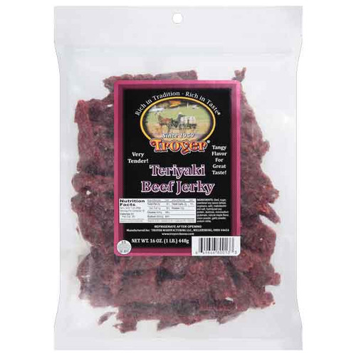 BEEF JERKY TERIYAKI   (16 OZ)