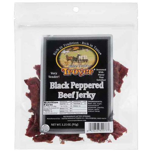 BEEF JERKY BLACK PEPPER   (3.25 OZ)