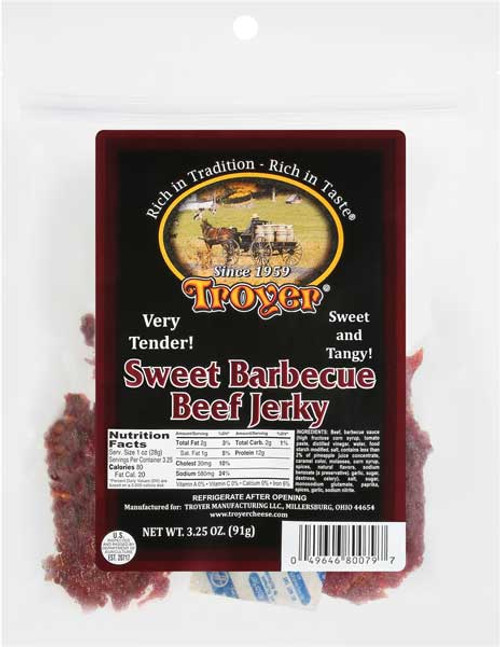 BEEF JERKY BARBEQUE   (3.25 OZ)