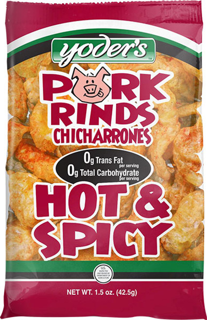 PORK RINDS HOT & SPICY   (1.5 OZ)