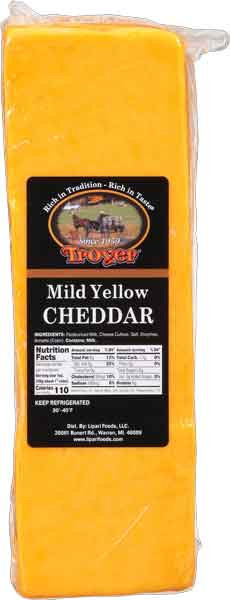 CHEDDAR YELLOW MILD   (5 LB)