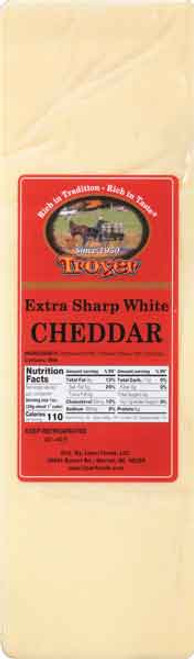 CHEDDAR WHITE X-SHARP   (5 LB)