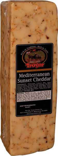 CHEDDAR MEDITERRANEAN   (5 LB)