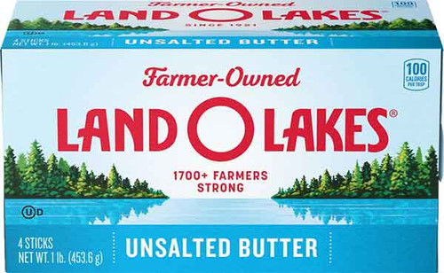 BUTTER UNSALTED QUARTERS   (1#)