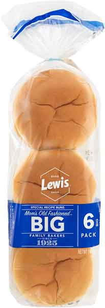 BREAD - BURGER BUN  BIG 6CT   (14 OZ)