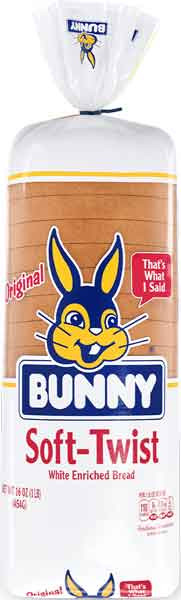 BREAD SOFT-TWIST WHITE   (16 OZ)