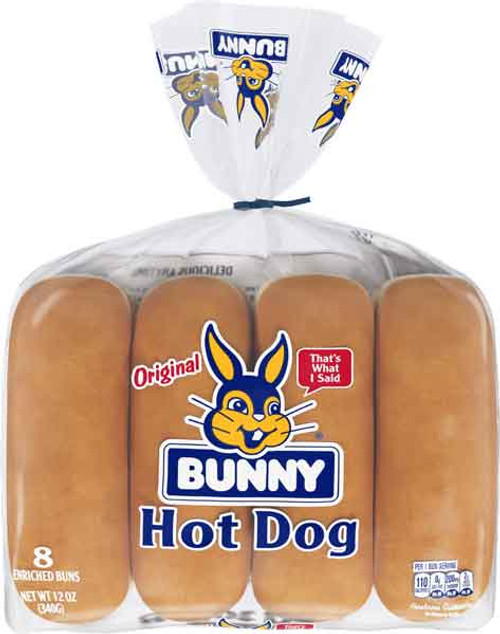 BREAD HOT DOG 8CT   (12 OZ)