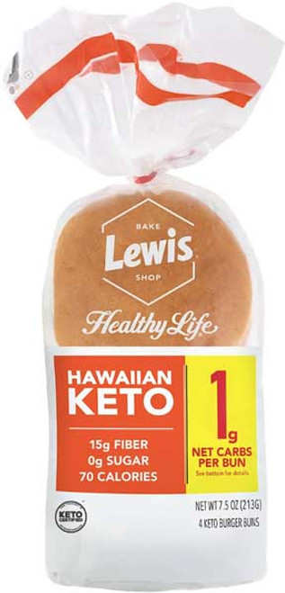 BURGER BUN KETO HAWIAN 4CT   (7.5 OZ)