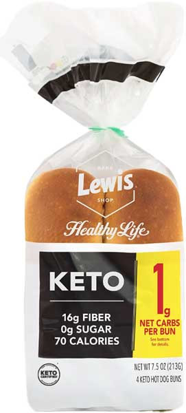 HOTDOG BUN KETO 4CT   (7.5 OZ)