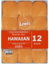 ROLL DINNER-HAWAIIAN 12CT   (12 OZ)