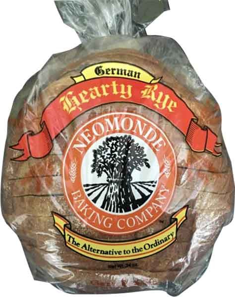 BREAD GERMAN HEARTY RYE SLCD   (24 OZ)