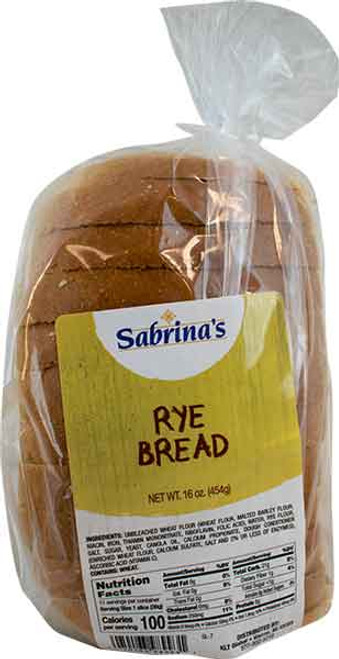 BREAD RYE SEEDLESS SLICED   (16 OZ)