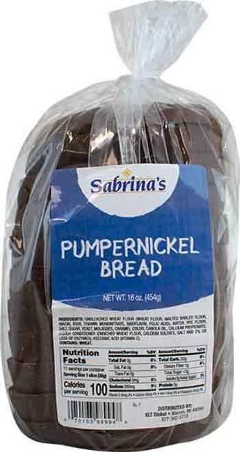 BREAD PUMPERNICKEL SLICED   (16 OZ)