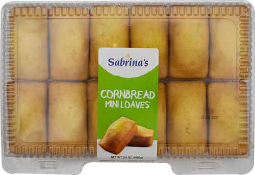 CORNBREAD MINI LOAVES 12CT   (24 OZ)