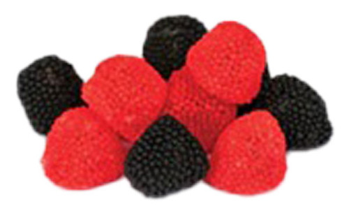GUMMI RASPBRY W/RED & BLK SEEDS   (4.4#)