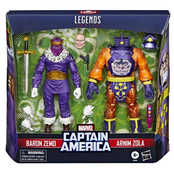 PREORDER Marvel Legends Series Baron Zemo and Arnim Zola (Captain America Villains Comics)