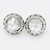 20mm Performance Earring - Clear Crystal