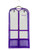 Purple Gusseted Garment Bag - Back