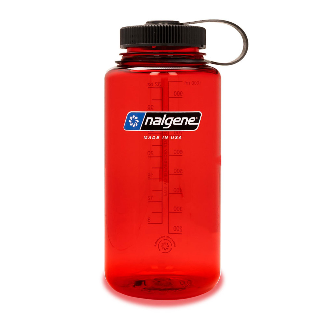 Special Wide Mouth Red Metal Water Bottle 01003A