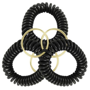 Wrist Coils - 3 Pack (Black/Black/Black) Wrist Coils - 3 Pack (Black/Black/Black)