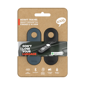 Scout Travel - Smart Luggage Tag, Finder & Alarm (2 Pack) Scout Travel - Smart Luggage Tag, Finder & Alarm (2 Pack)