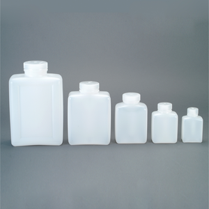 Wide Mouth Rectangular Bottle - HDPE (12 Unit) Wide Mouth Rectangular Bottle - HDPE (12 Unit)