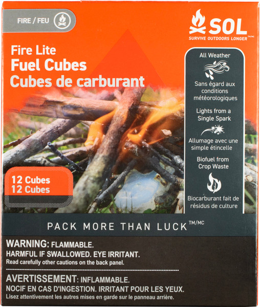 SOL Fire Lite Fuel Cubes in Box SOL Fire Lite Fuel Cubes in Box