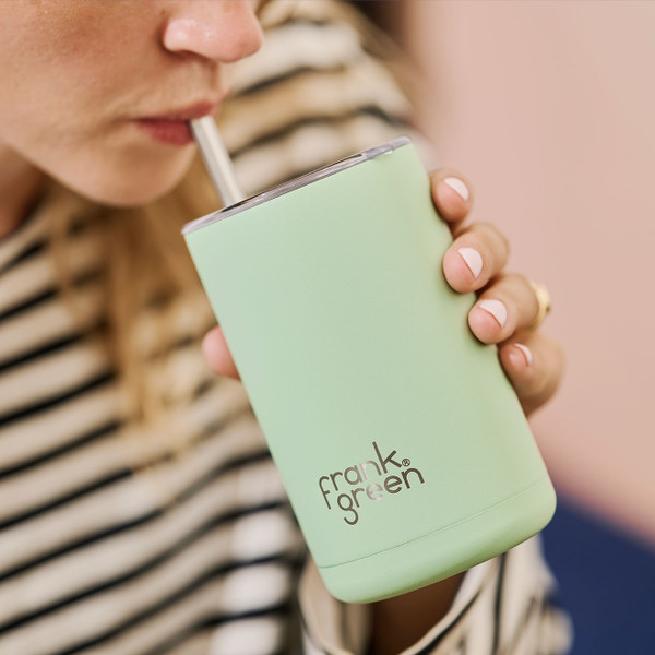 15oz Iced Coffee Cup with Straw - CLEARANCE