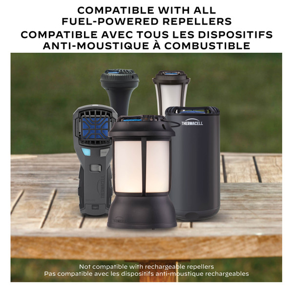 Fuel Cartridges Only - Refill for Thermacell Mosquito Repellers (4 Pack)